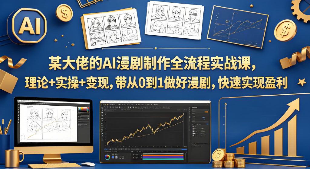 AI 漫剧制作全流程实战课 0 基础到盈利教学（哈）- 哈蒙副业社