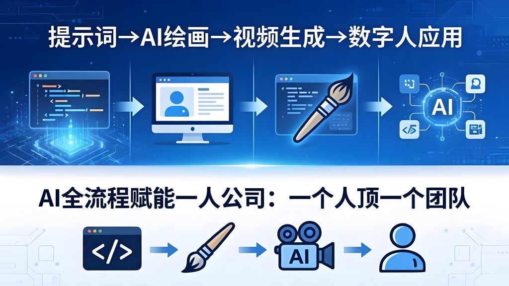 AI 全流程赋能一人公司实操创业全流程教程（哈）- 哈蒙副业社