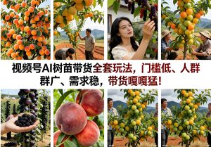 视频号 AI 树苗带货全流程实操玩法（哈）- 哈蒙副业社