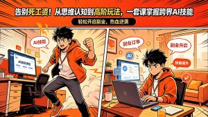 AI 副业实战课 零基础学跨界 AI 技能开启副业增收（哈）- 哈蒙副业社