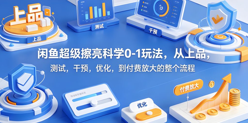 闲鱼超级擦亮科学 0-1 玩法 全流程实操教程（哈）- 哈蒙副业社