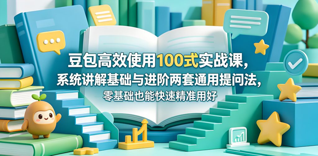 豆包高效使用 100 式实战课 零基础精准提问教程（哈）- 哈蒙副业社