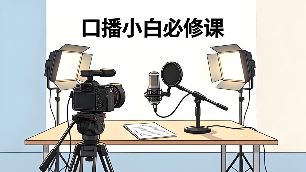 口播小白必修课 设备脚本与专业录制场景教程(哈)- 哈蒙副业社