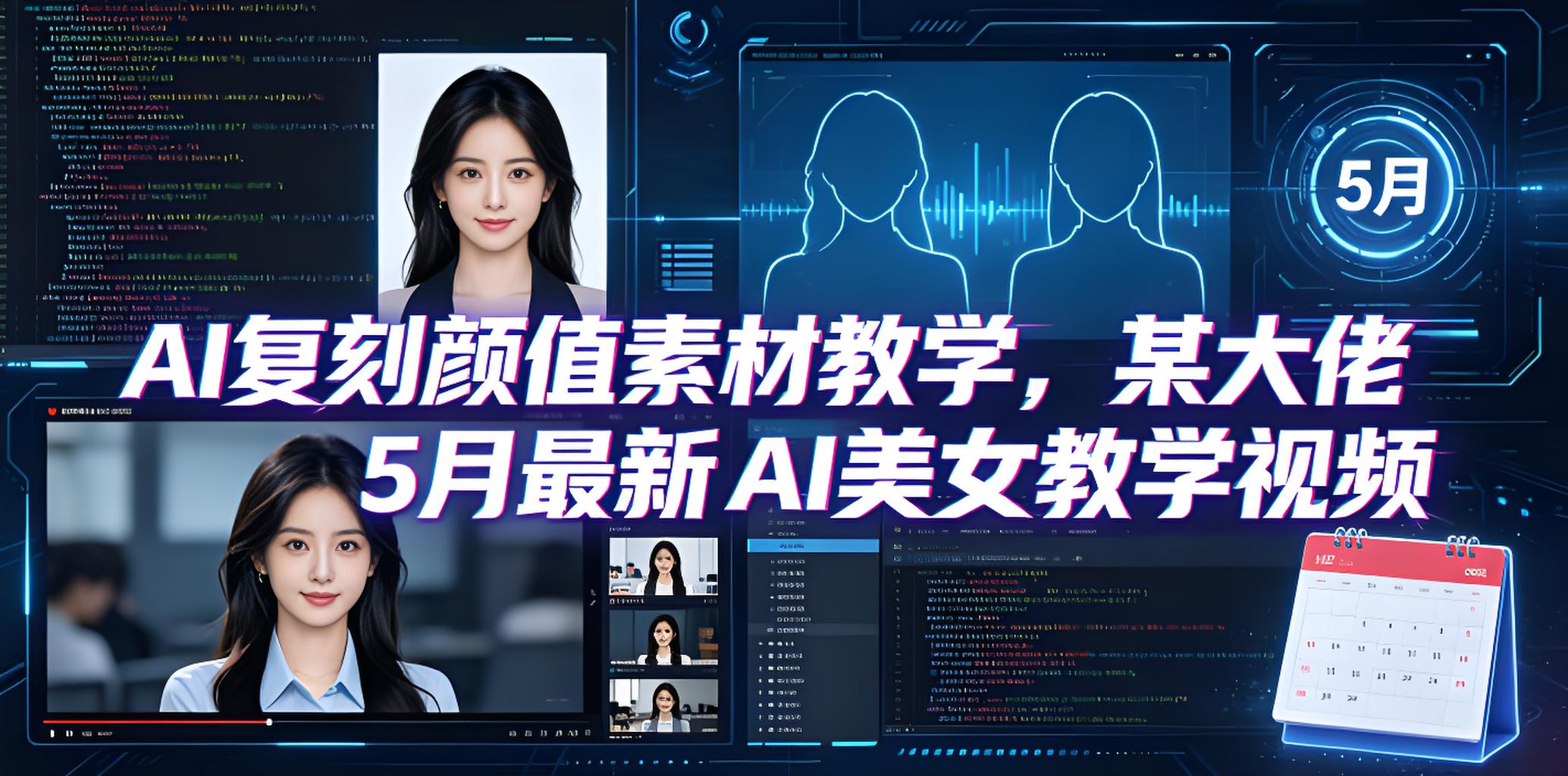 AI 颜值素材复刻实操教学 大佬最新生图教程（哈）- 哈蒙副业社