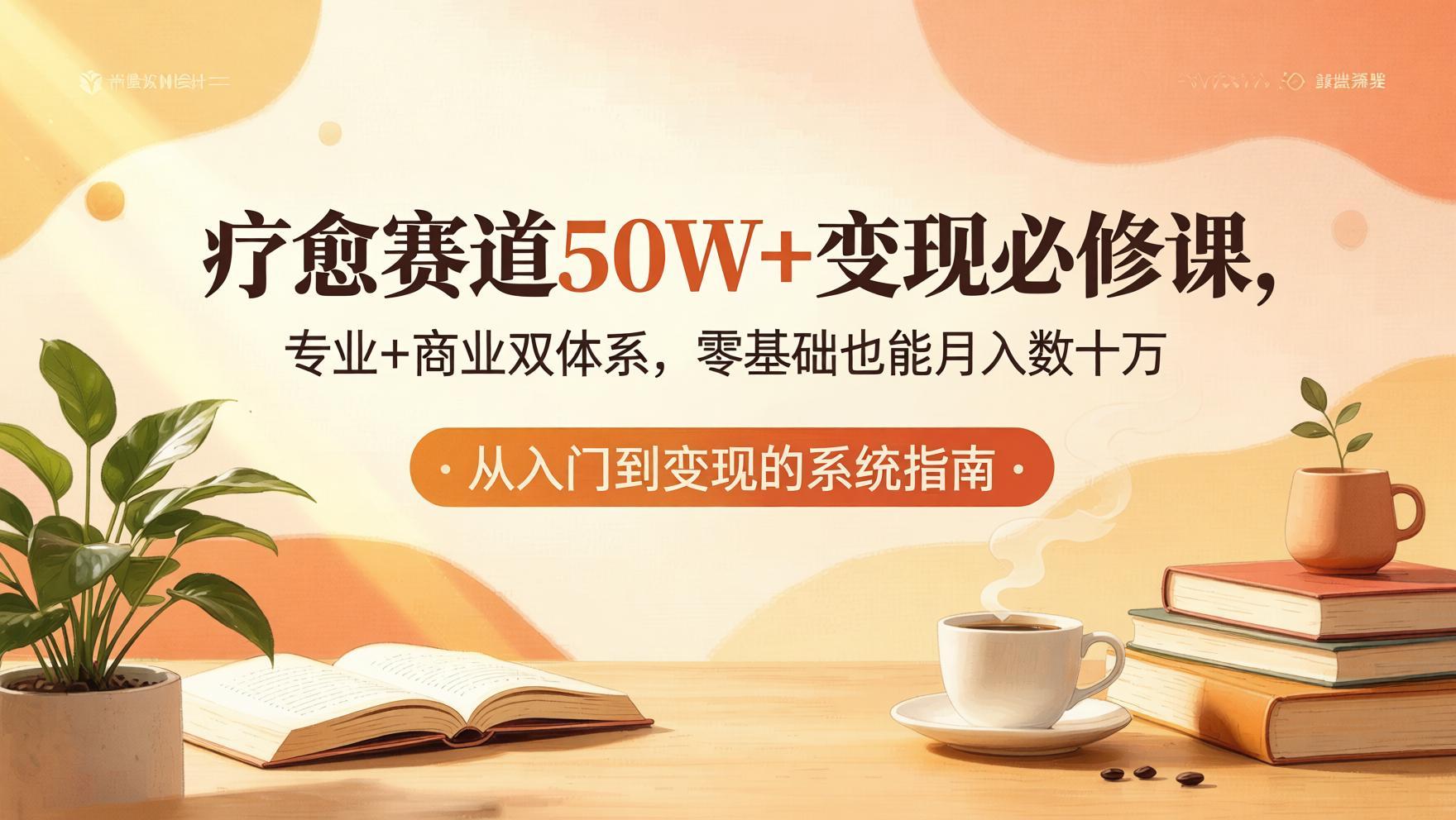 疗愈心理赛道高客单变现必修课：专业与商业双体系闭环（哈）- 哈蒙副业社