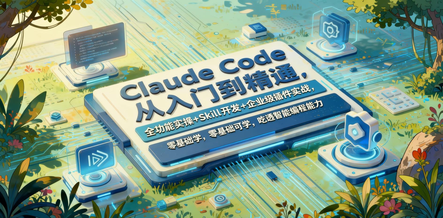 Claude Code智能编程全阶实操指南：Skill开发与企业级插件实战（哈）- 哈蒙副业社