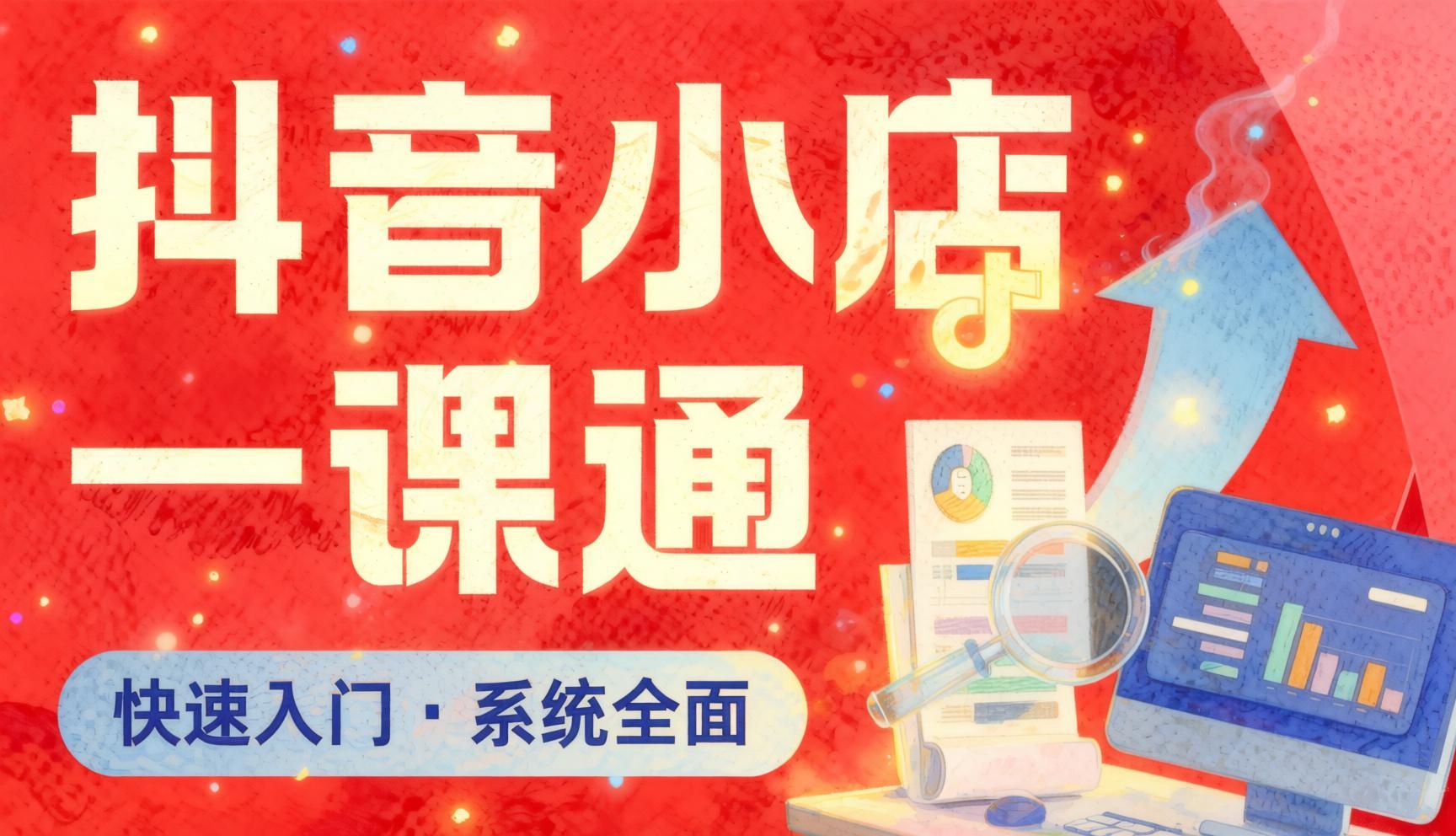 抖音小店从0到1系统实战课程：双模式运营解析，避开新手误区（哈）- 哈蒙副业社
