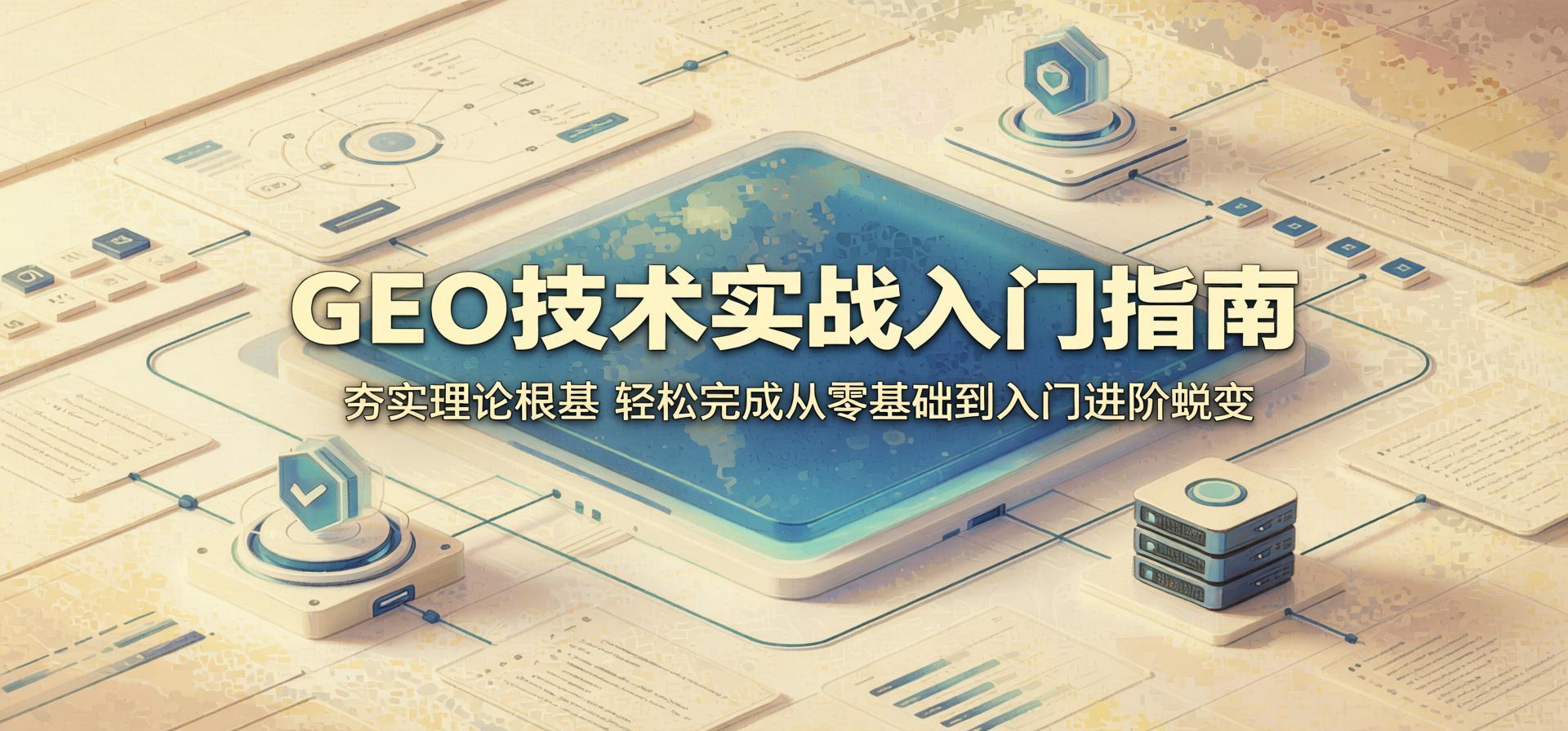 人工智能GEO技术实战入门指南：零基础系统学习到进阶蜕变（哈）- 哈蒙副业社