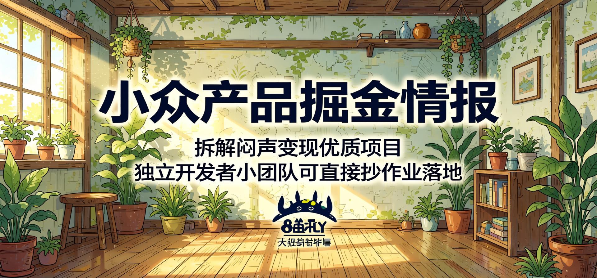 小众产品掘金情报：拆解闷声变现优质蓝海项目，独立开发者小团队可复刻落地（哈）- 哈蒙副业社