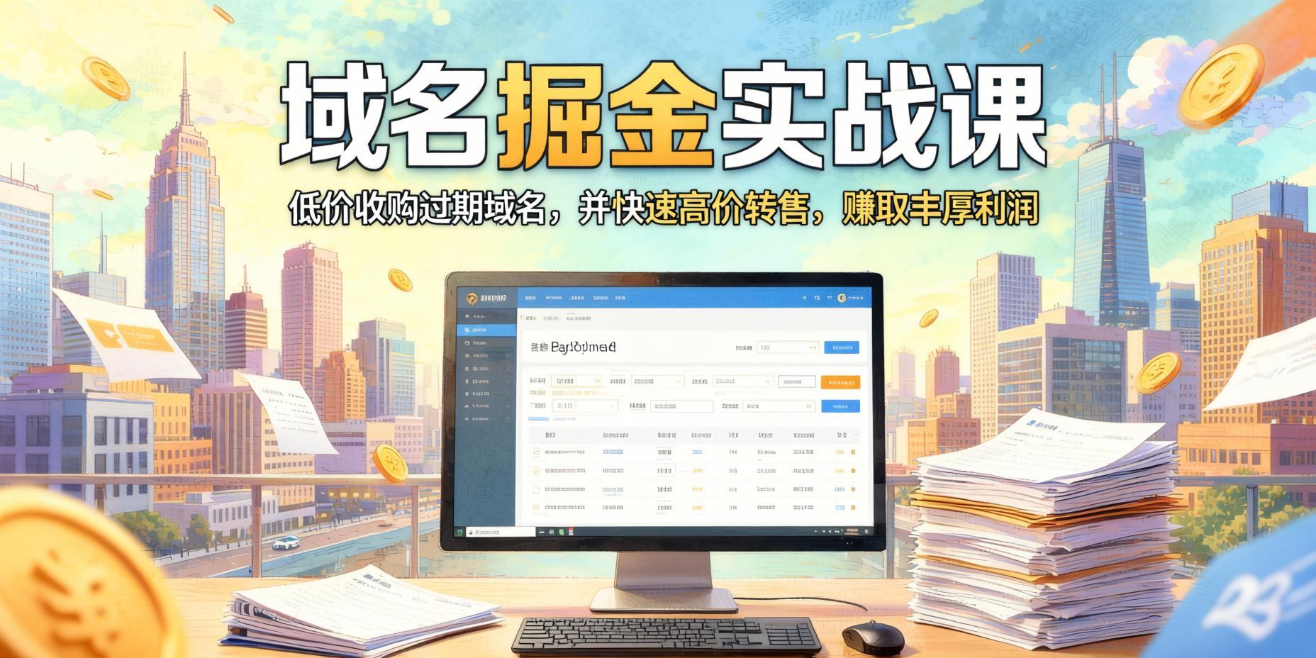 过期域名捡漏副业：7.99美元低价入手，快速转售实战教程（哈）- 哈蒙副业社