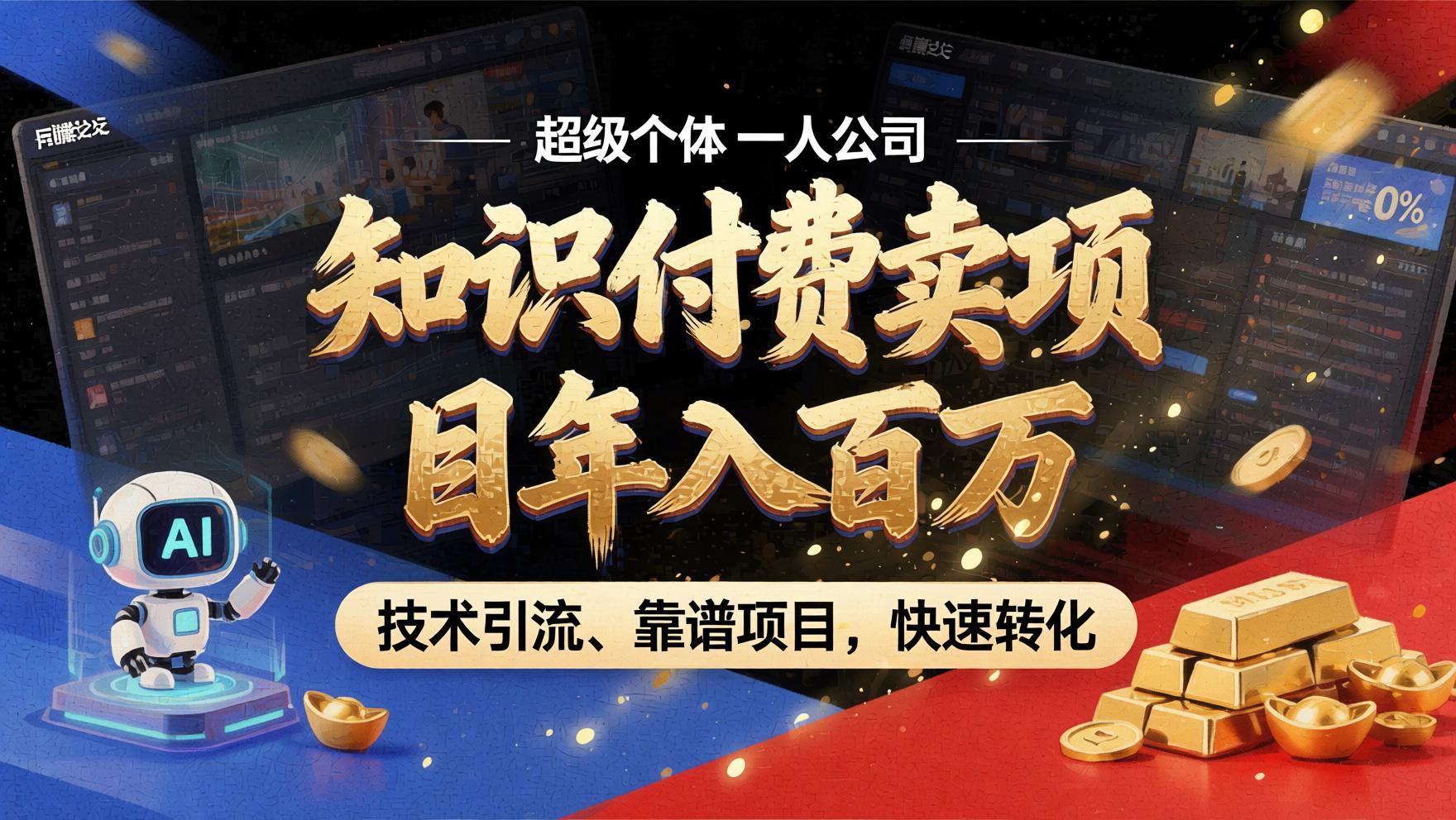 2026普通人卖项目实战指南：从零搭建知识付费闭环，走对每一个关键步骤（哈）- 哈蒙副业社