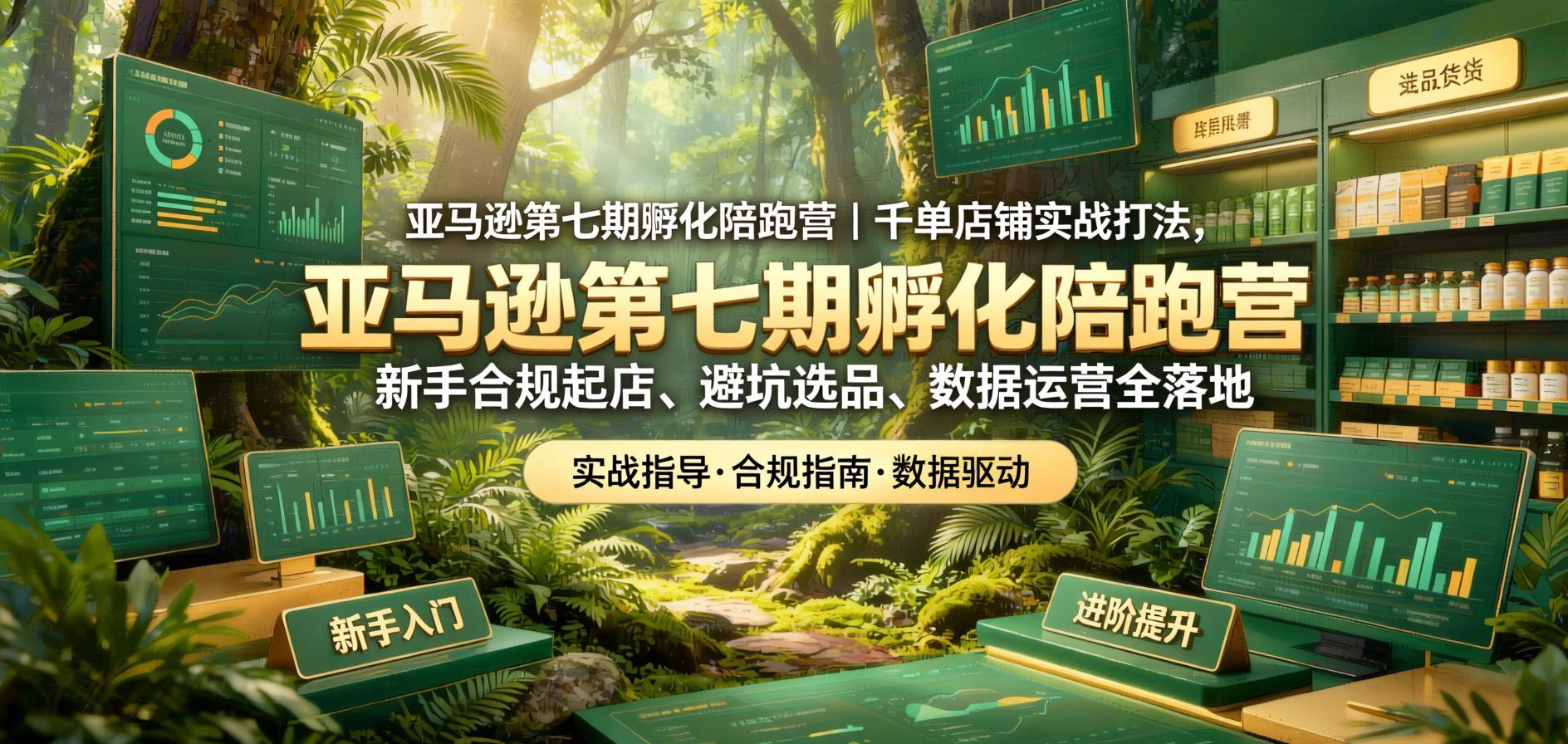 亚马逊孵化陪跑实战营：千单店铺打法全拆解，新手合规起店与数据化运营SOP（2025年7月更新）（哈）- 哈蒙副业社