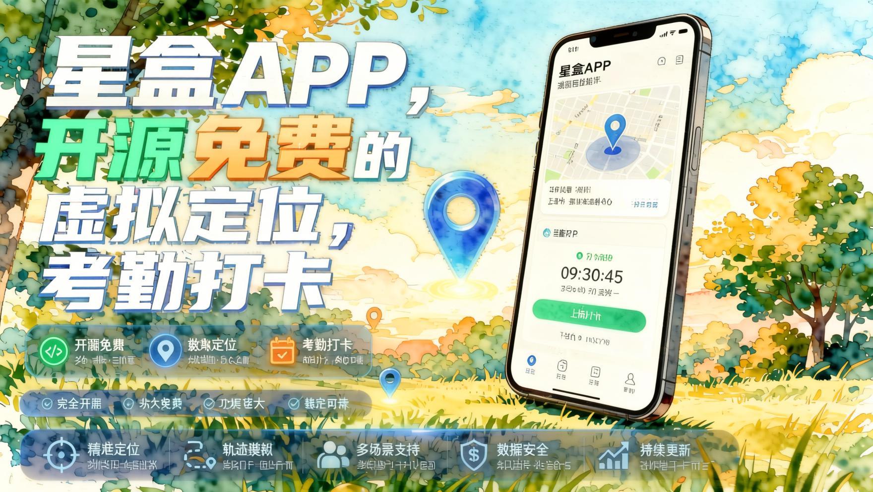 开源免费的虚拟定位，考勤打卡- 哈蒙副业社