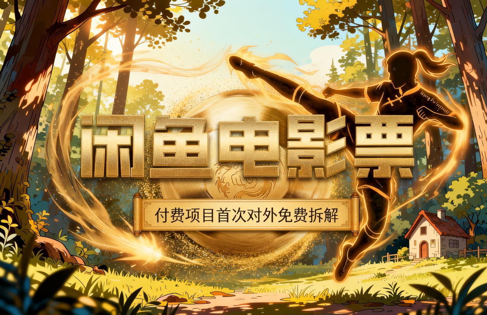闲鱼电影票实操玩法，旺季单月收益破万，一部新片再次刷新认知（哈）- 哈蒙副业社