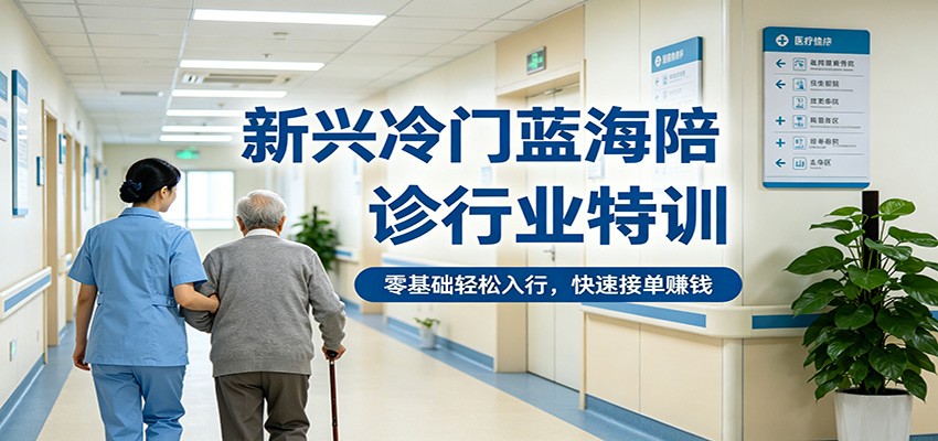 新兴陪诊师蓝海副业入门 零基础入行教程（哈）- 哈蒙副业社