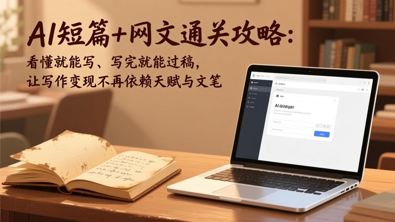 AI 短篇 + 网文通关攻略（4 月更新）零基础可学（哈）- 哈蒙副业社